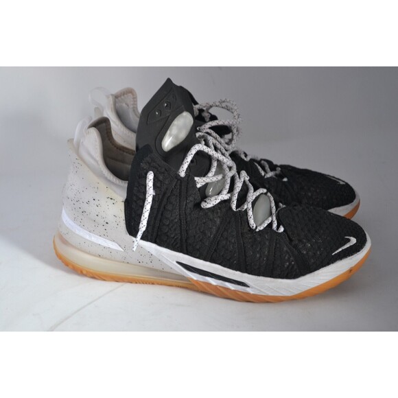 Nike LeBron 18 CQ9283-007 Men\'s US 12 Basketball Shoes Black Gum Fashion Sneaker main image 14